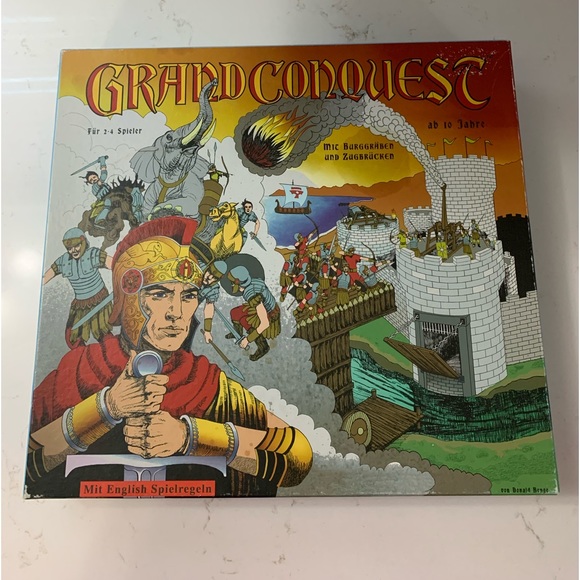 Games Grand Conquest Board Game German Box Edition English Rules